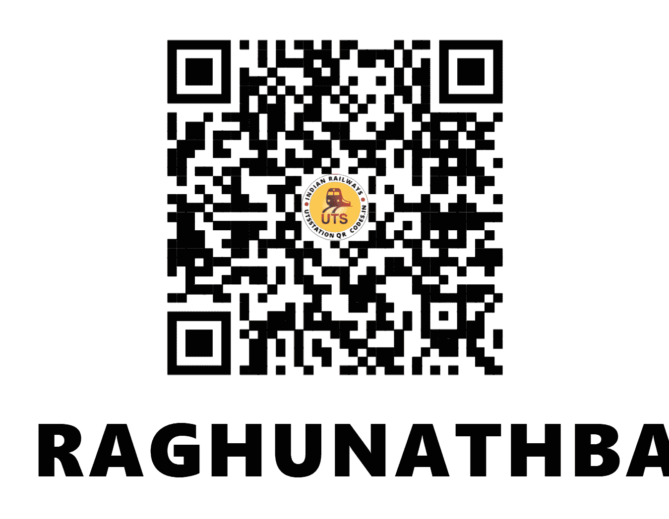 UTS QR Code for RAGHUNATHBARI - RGX - SE (WEST BENGAL)